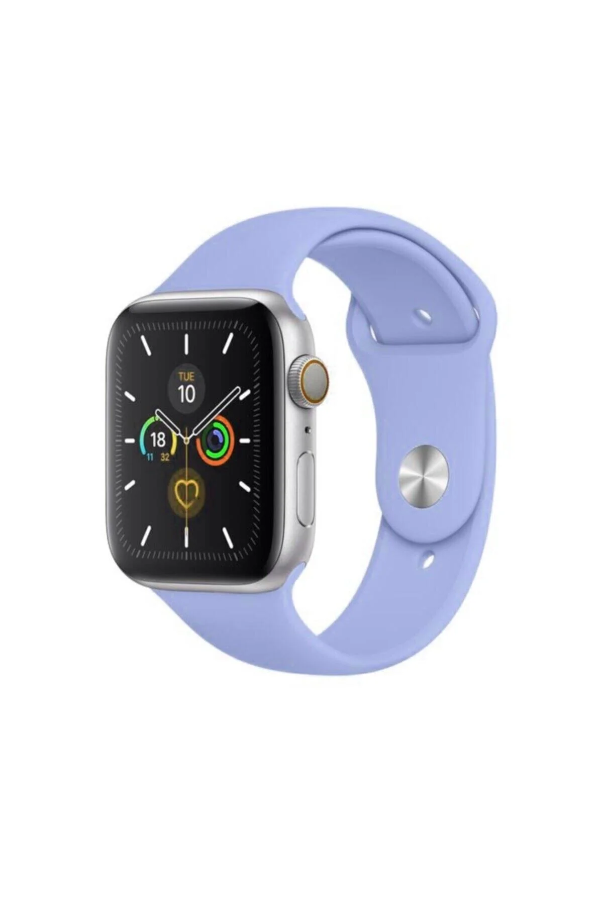 Apple Watch Uyumlukordon 2 3 4 5 6 Se 38 Mm Ve 40 Mm Silikon Kordon Kayış - Lila