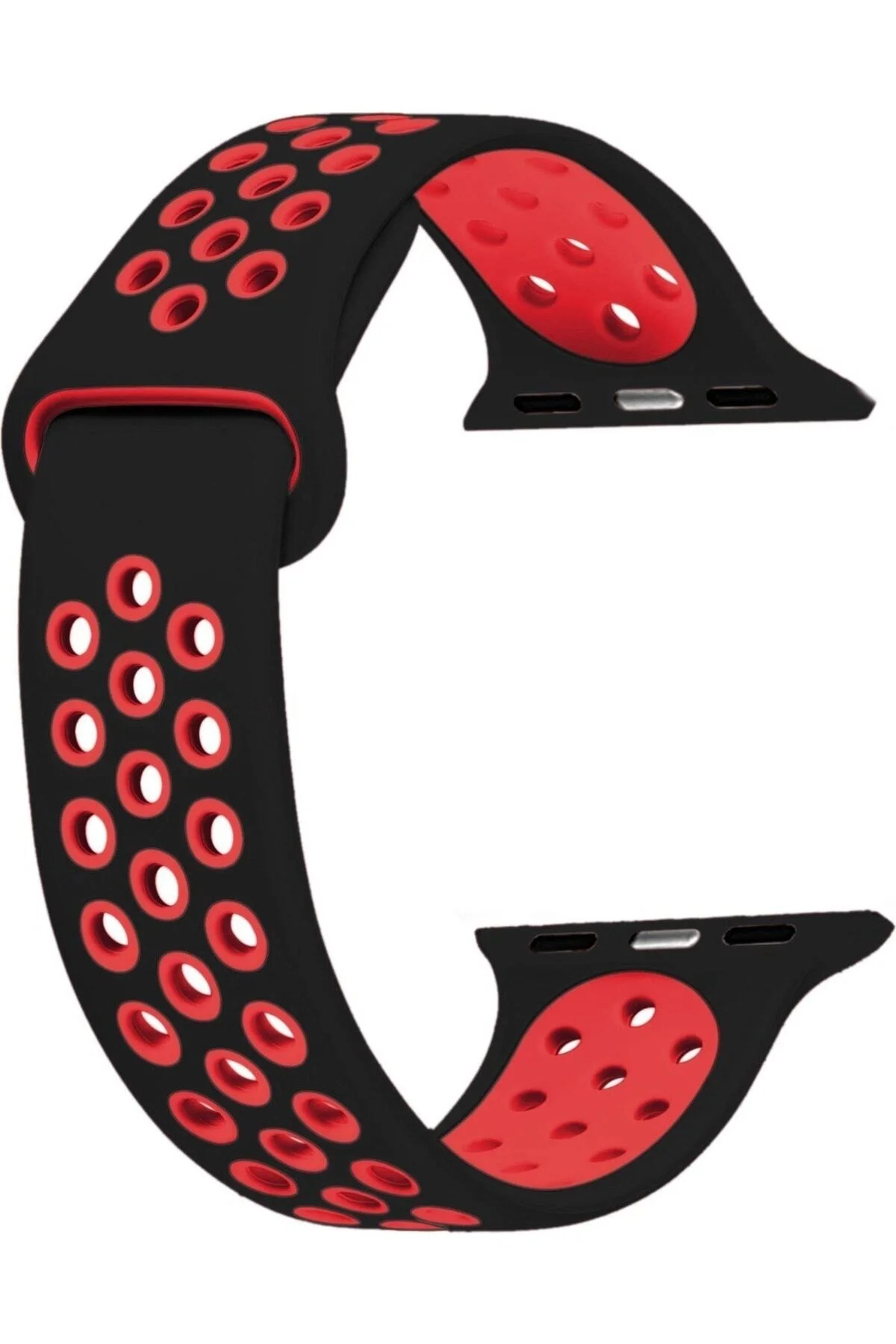 Apple Watch Uyumluseries 8 41mm Kordon, Silicone Sport Band Kırmızı