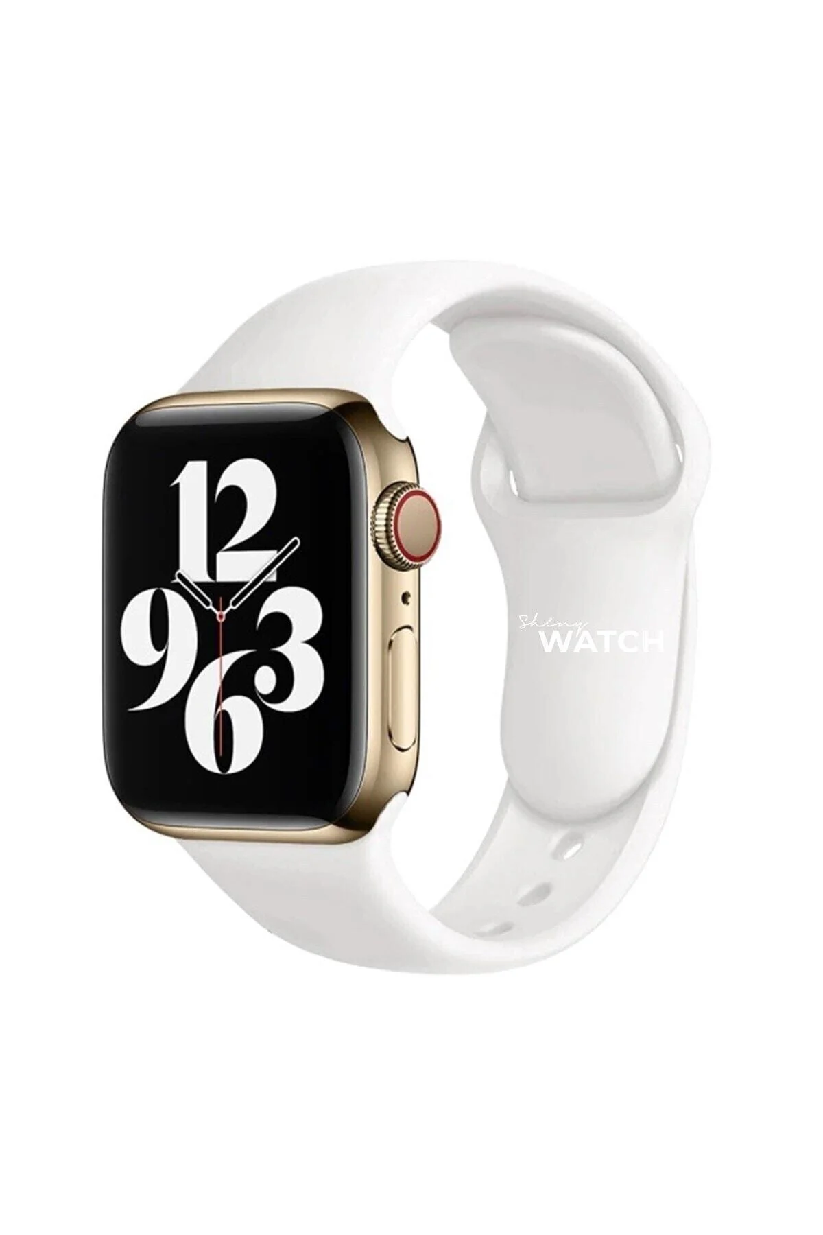 Apple Watch Uyumluspor Silikon Kordon 42/44mm Beyaz - pazariz Görsel 2