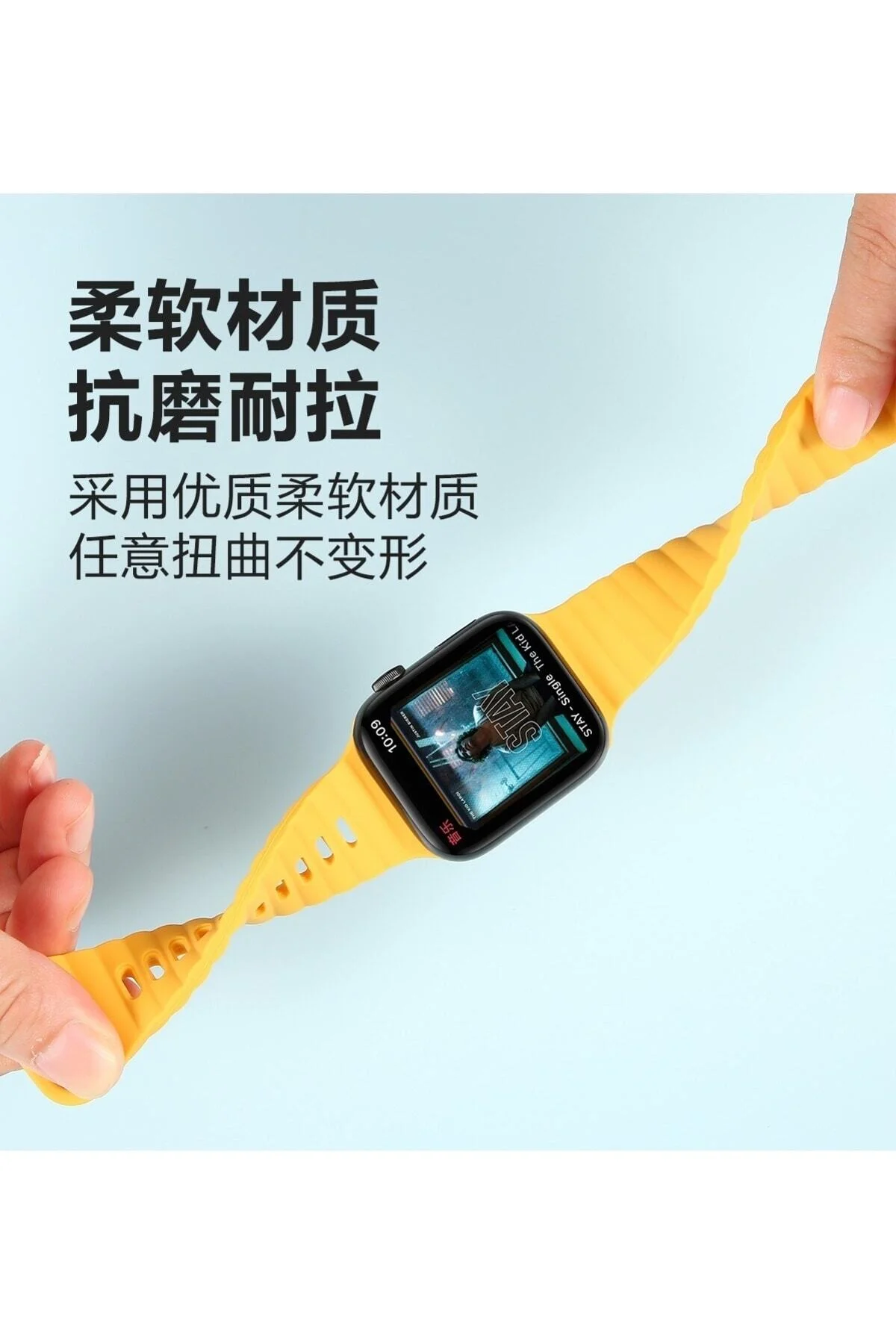 Apple Watch Uyumlu42mm 44mm 45mm 49mm 1/2/3/4/5/6/se/7/8/ultra Kordon Sımple Kordon - pazariz Görsel 2