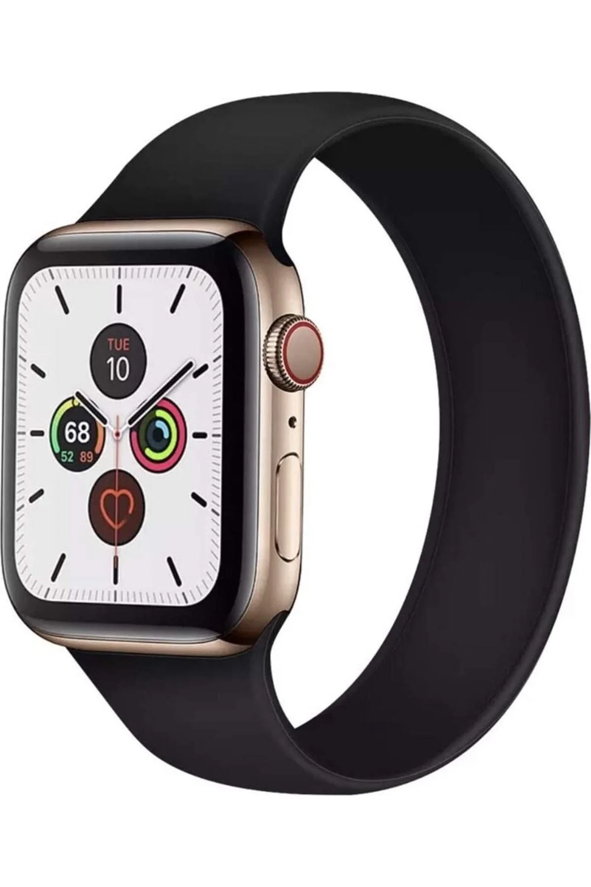 Apple Watch Uyumluseries 8 41mm Kordon, Silicone Elastic Band (size, 145mm) Sarı