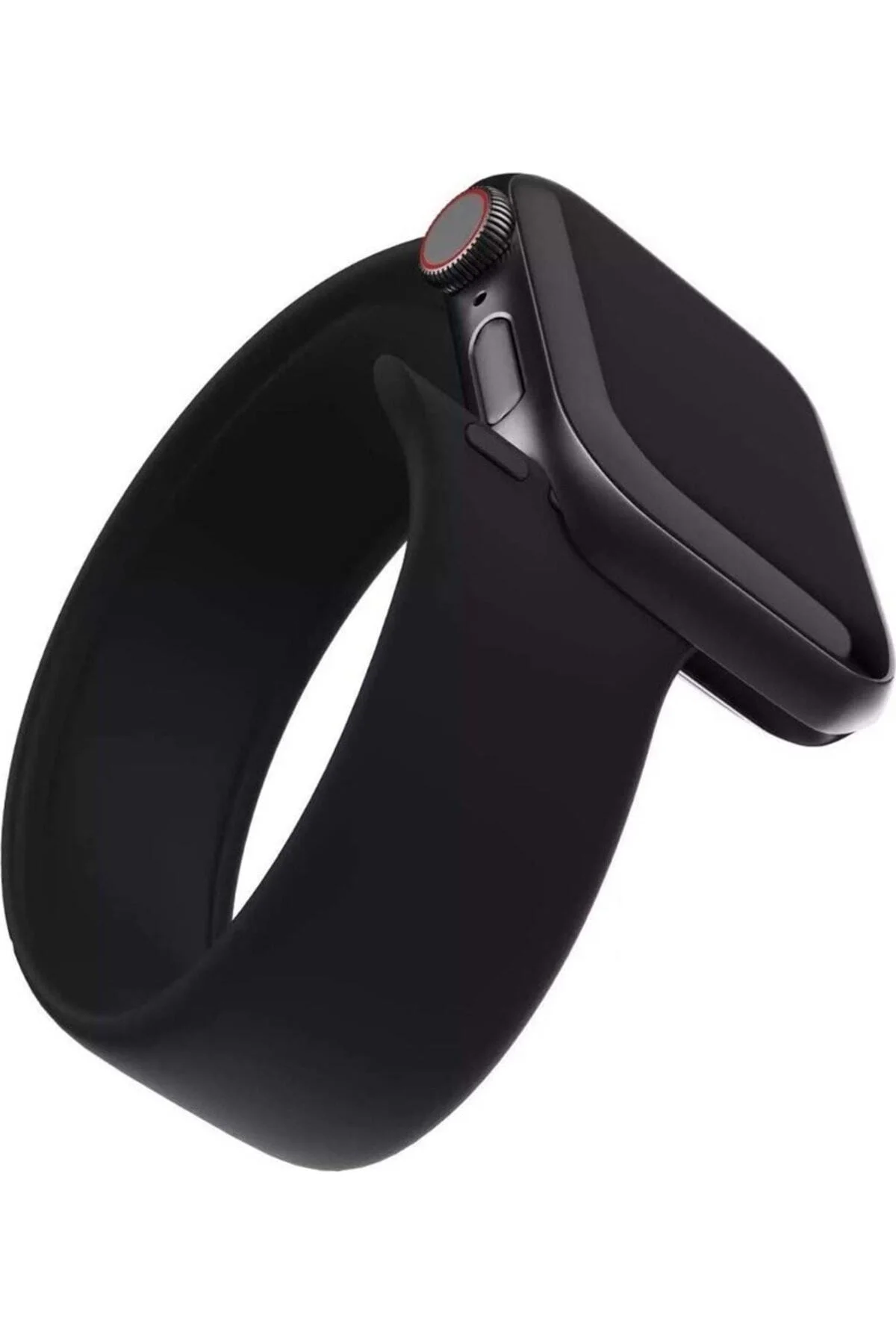 Apple Watch Uyumluseries 8 41mm Kordon, Silicone Elastic Band (size, 145mm) Sarı - pazariz Görsel 3