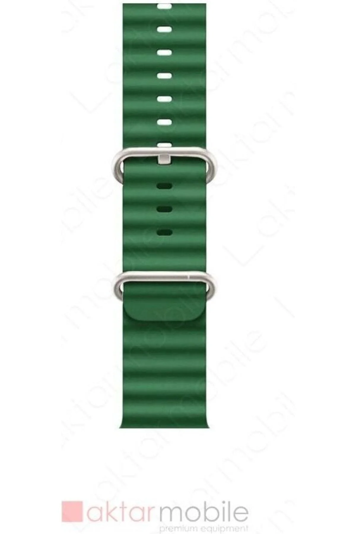 Apple Watch Uyumlu8 45 Mm Silikon Kordon Kordon Silindirik Kayış - pazariz Görsel 2