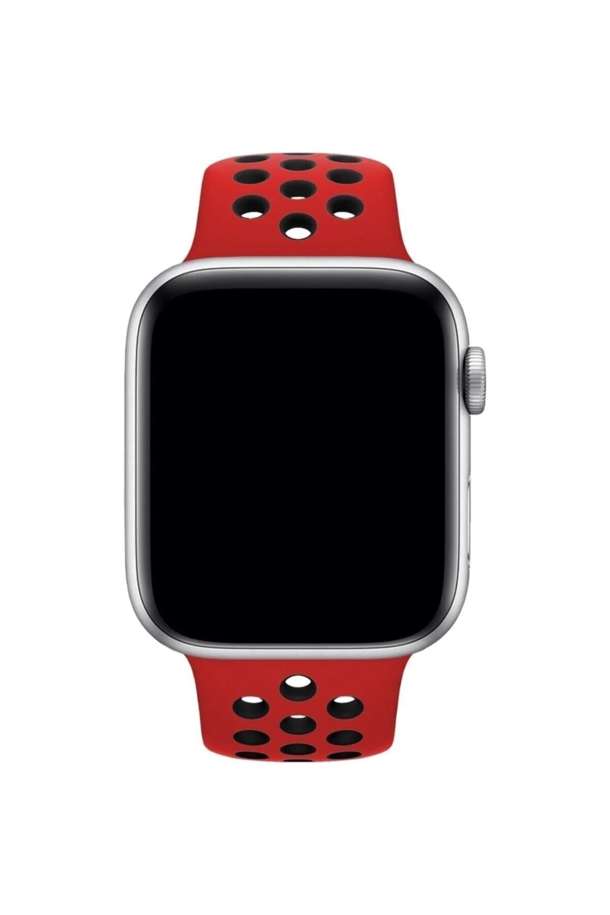 Apple Watch Uyumluseries 1/2/3/4/5/6 Spor Delikli Silikon Kordon - pazariz Görsel 4