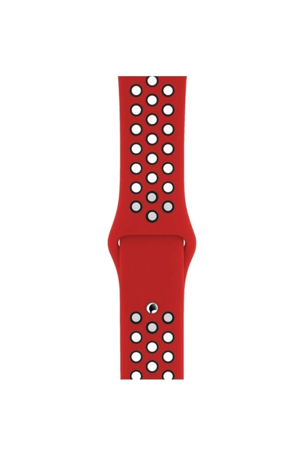 Apple Watch Uyumluseries 1/2/3/4/5/6 Spor Delikli Silikon Kordon - pazariz Görsel 2