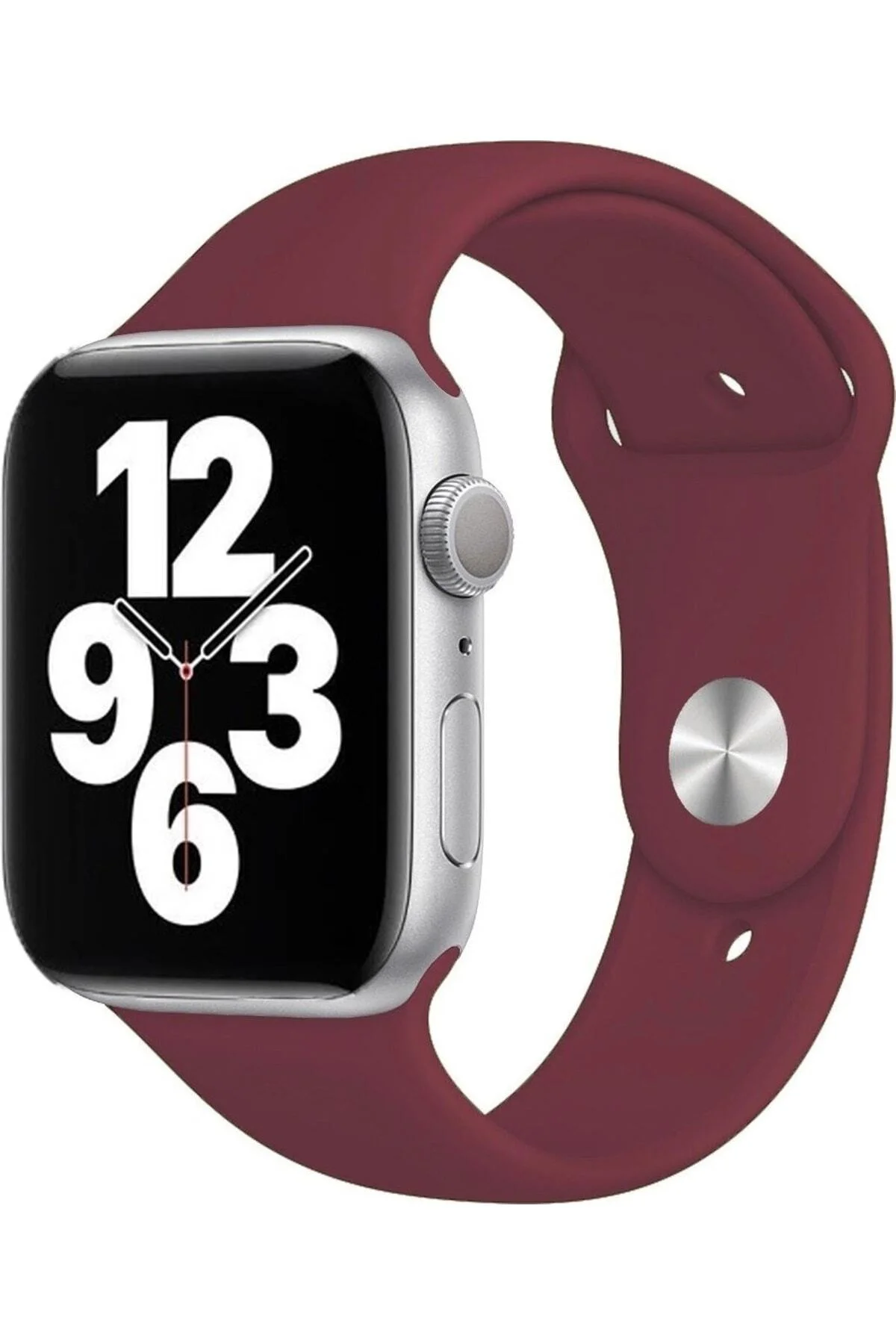 Apple Watch Uyumlu8 7 6 5 4 3 Se 38mm-40mm-41mm M/l Spor Silikon Kordon