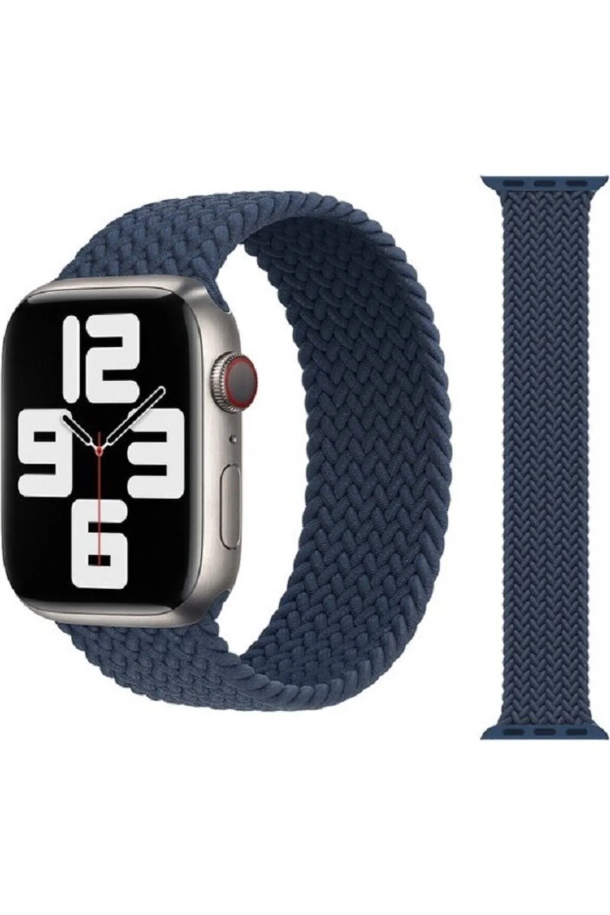 Apple Watch Uyumlu42/44/45/49 Mm 6 7 8 Se Esnek Örgü Kordon