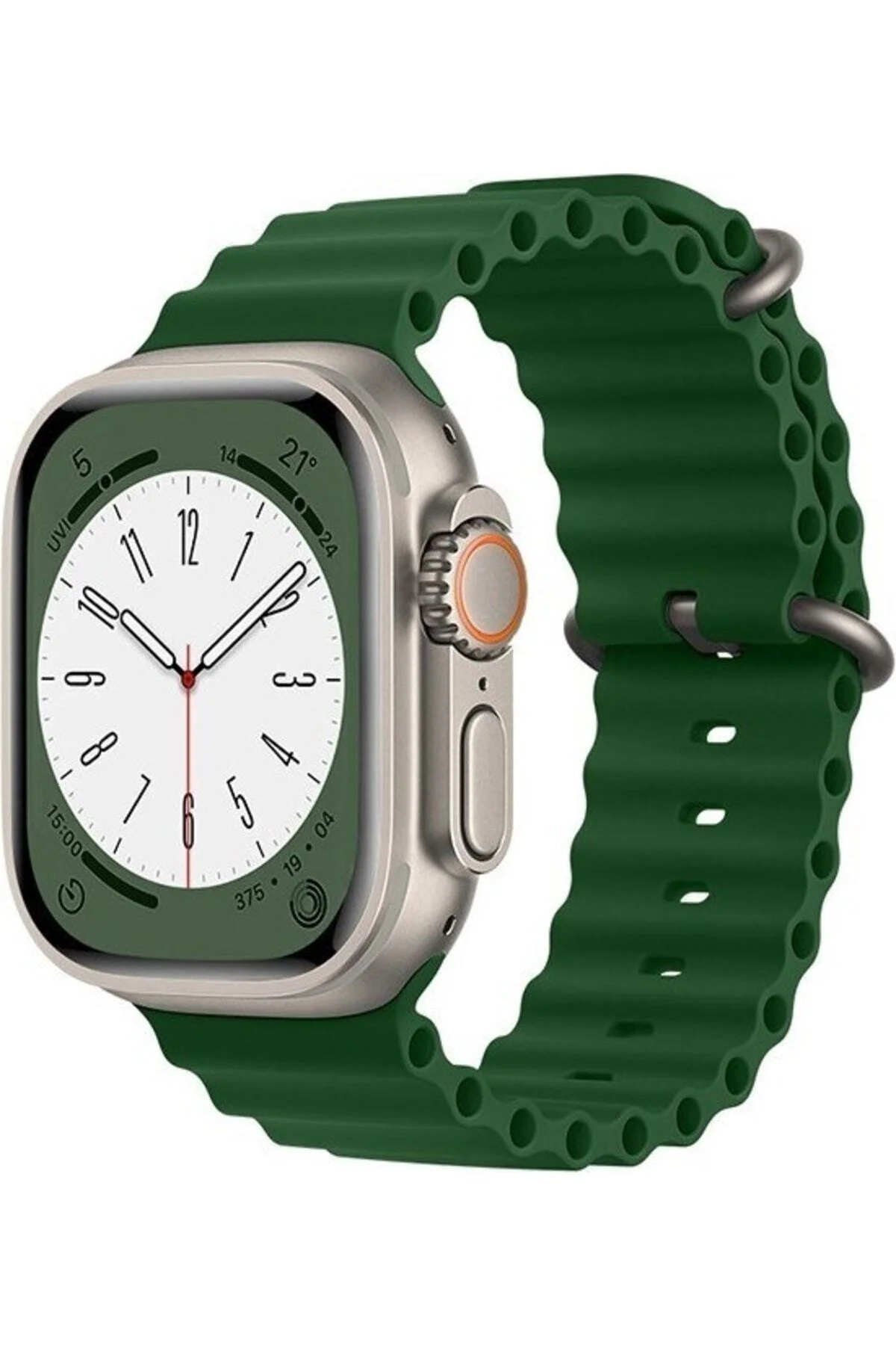 Apple Watch Uyumlu38mm 40mm 41mm 1/2/3/4/5/6/se/7/8 Kordon Silikon Kordon