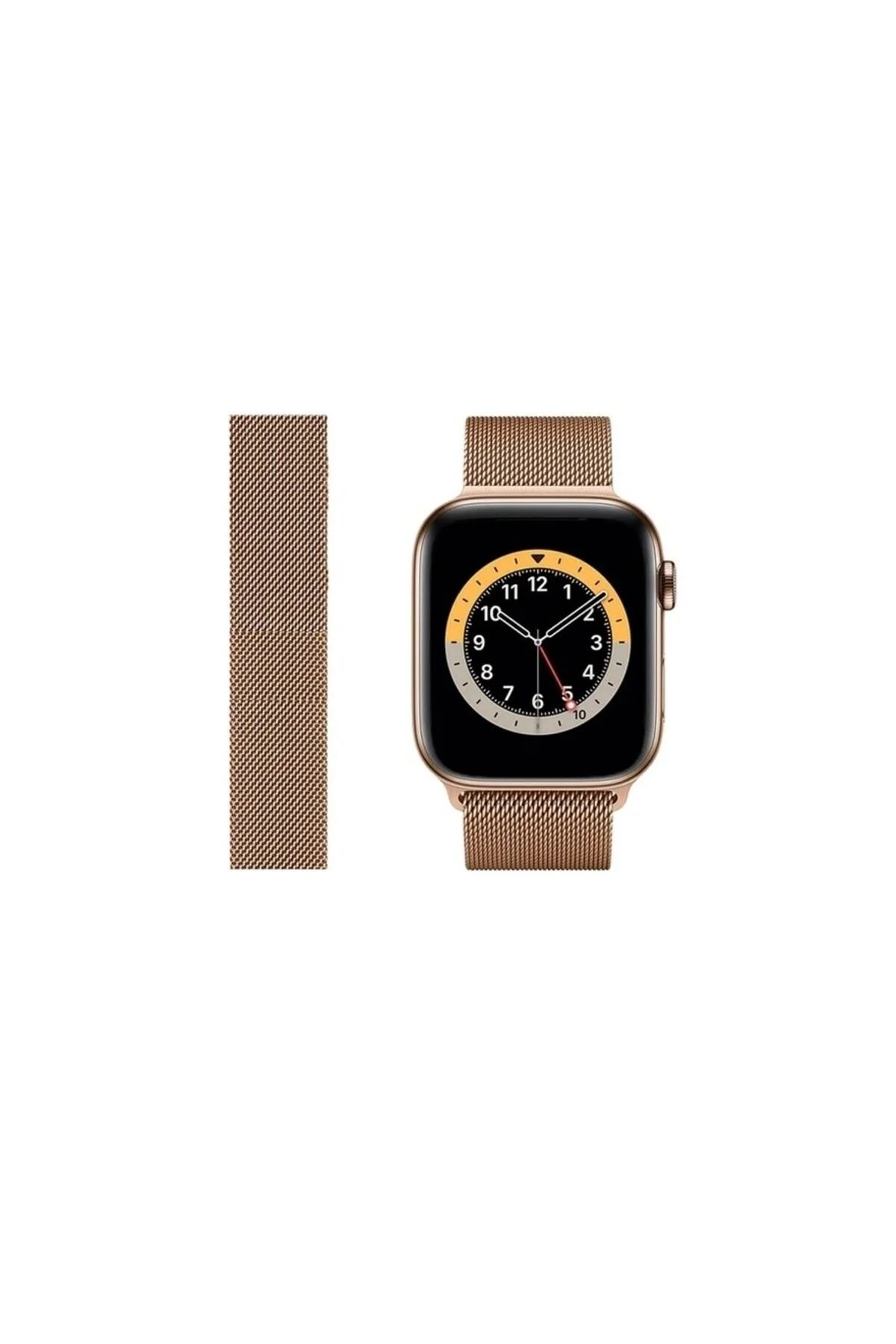 Apple Watch Uyumlu2 3 4 5 6 7 8 Se 38 40 41 Mm Paslanmaz Çelik Milanese Kordon - pazariz Görsel 3