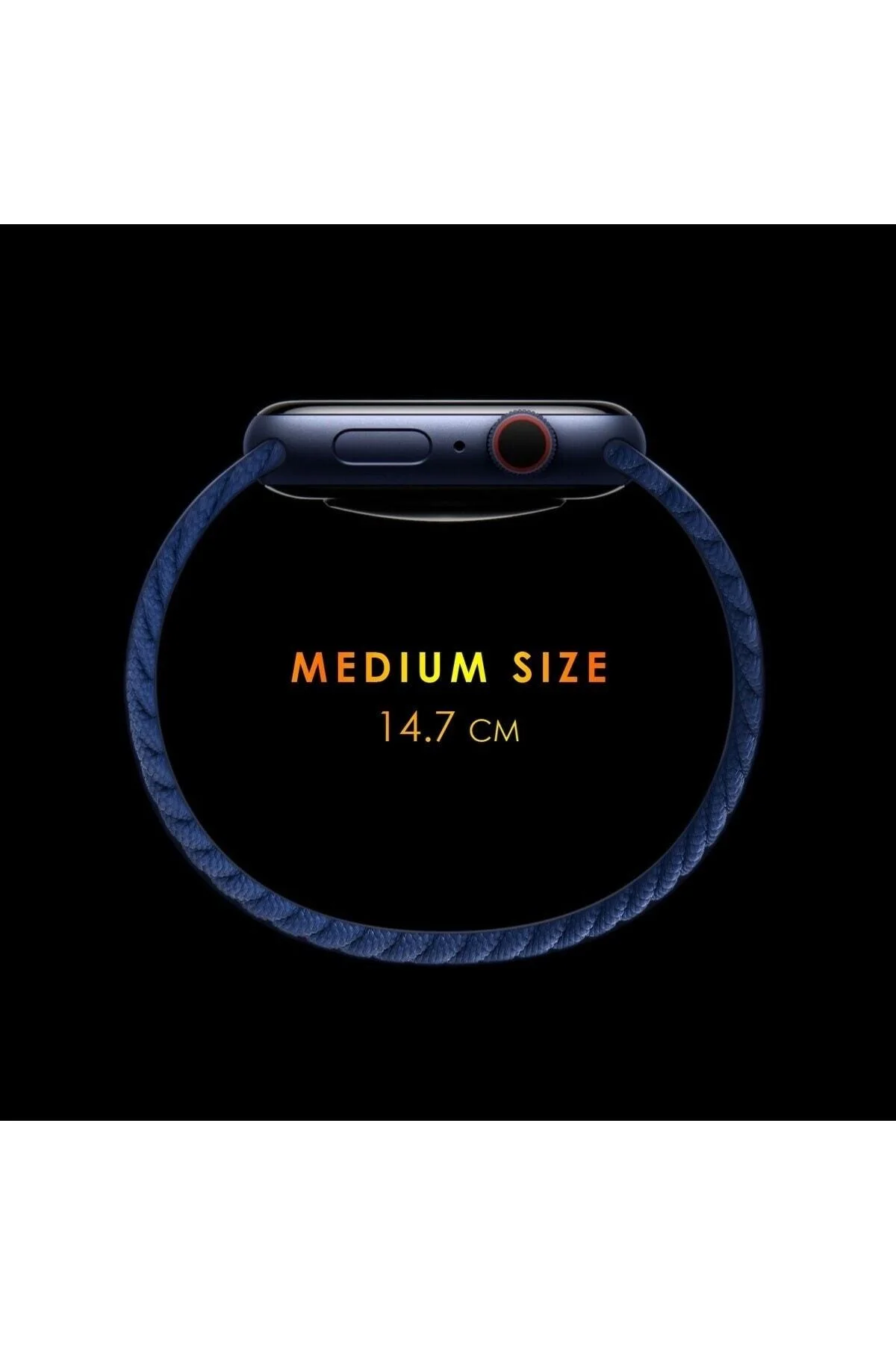 Apple Watch Uyumluseries 8 45mm Kordon, (size, 147mm) Braided Band Multi Color - pazariz Görsel 3