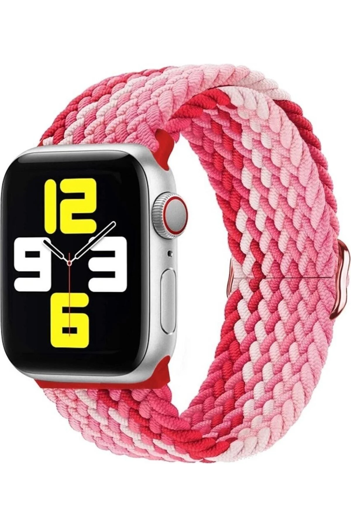 Apple Watch Uyumlu42mm 44mm 45mm 49mm Kordon 1/2/3/4/5/6/se/7/8/ultra Örgü Tokalı Kordon