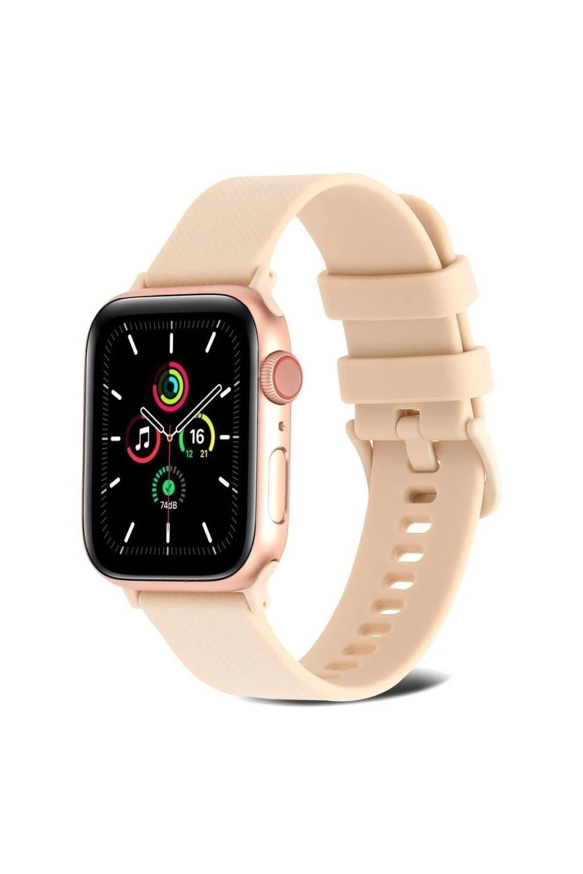 Apple Watch Uyumlu3 4 5 6 7 8 38mm 40mm 41mm Silikon Kordon Uyumlu