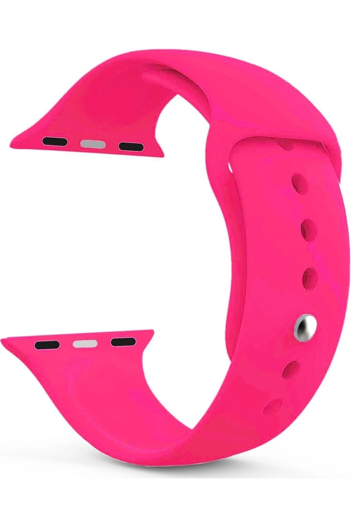 Apple Watch Uyumluseries 8 45mm Kordon, Silikon Spor Pembe