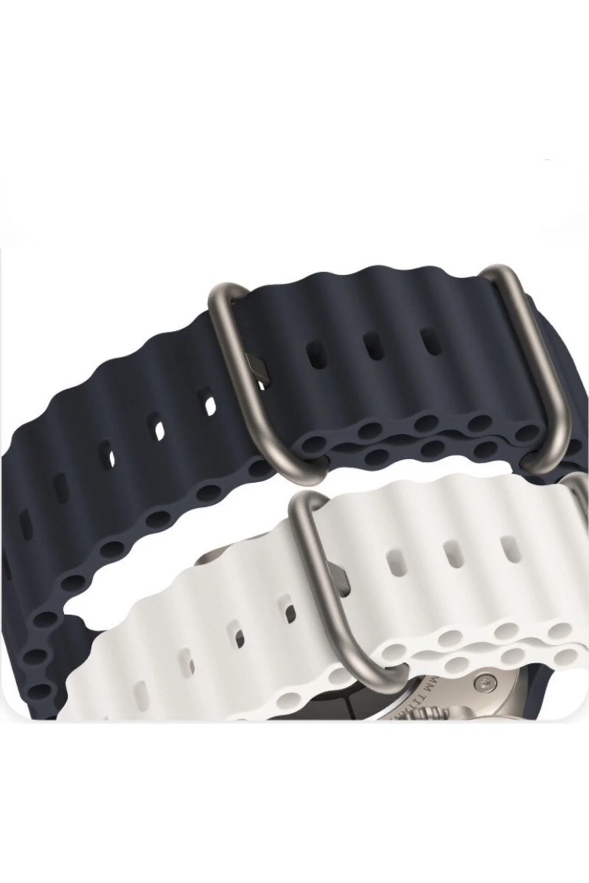 Apple Watch Uyumlu8 45mm Kordon Band Silikon Kayış Kordon - pazariz Görsel 4