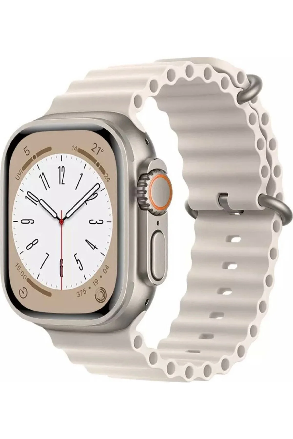 Apple Watch Uyumlu8 7 6 5 4 3 2 Se 38mm / 40mm / 41mm Spor Silikon Kordon Kayış