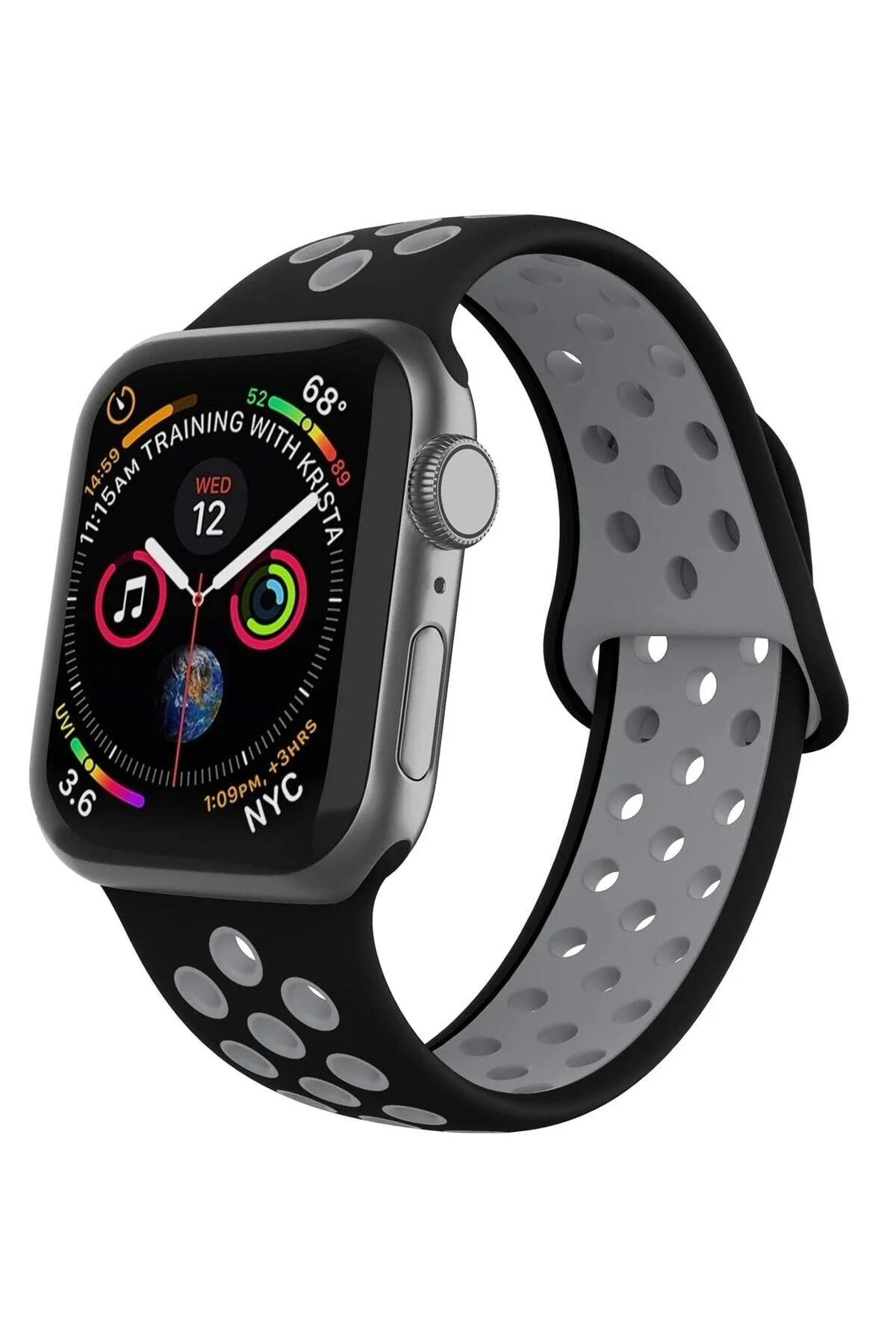Apple Watch Uyumlusilikon Delikli Kordon Iwatch Uyumlukayış 38mm/40mm