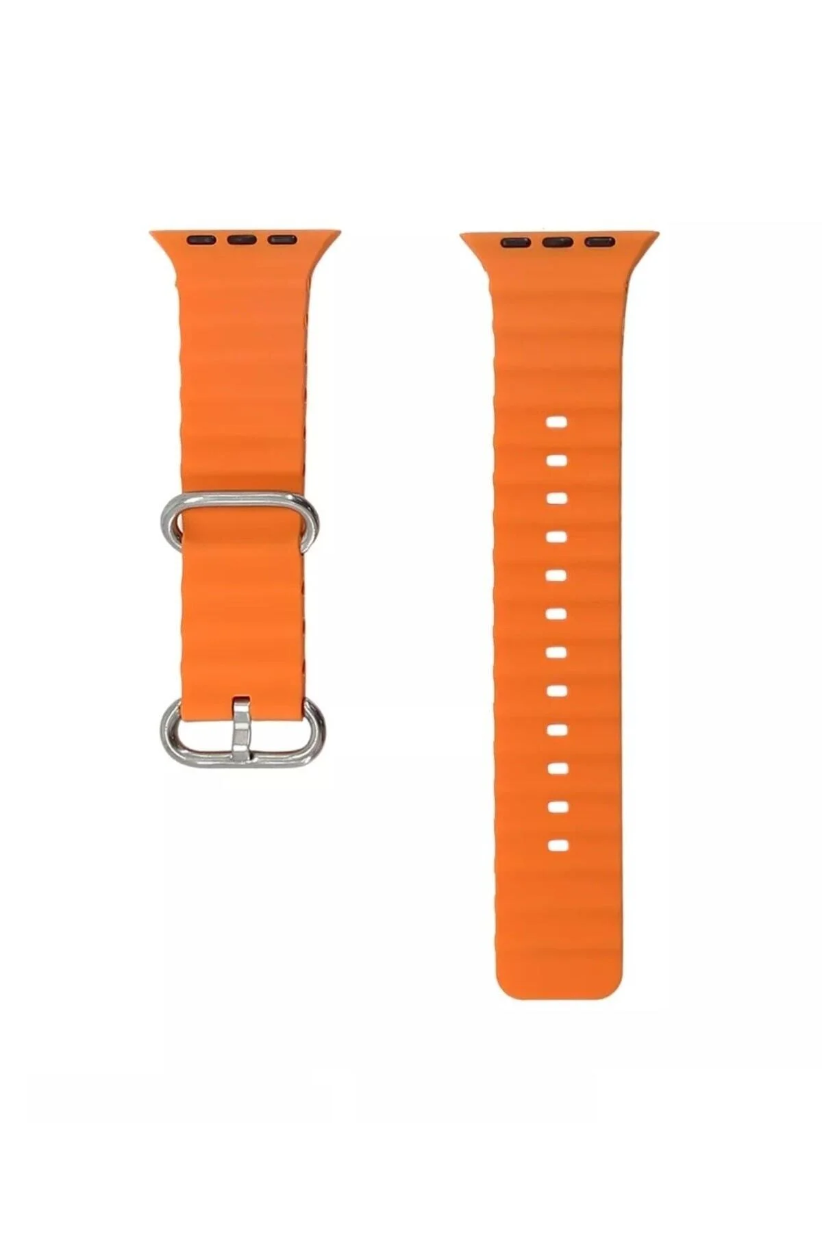 Apple Watch Uyumlu6 7 8 Se 42 44 45 46 Mm Kordon Kayış Silikon - pazariz Görsel 4