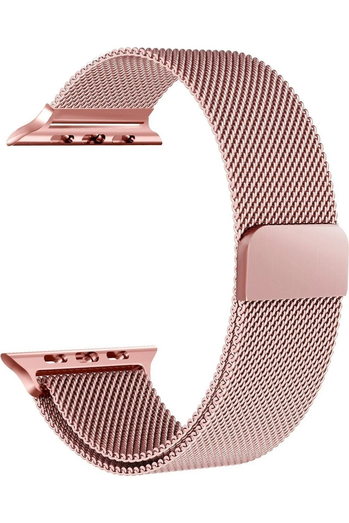 Apple Watch Uyumluseries 8 41mm Kordon, Metal Rose Gold