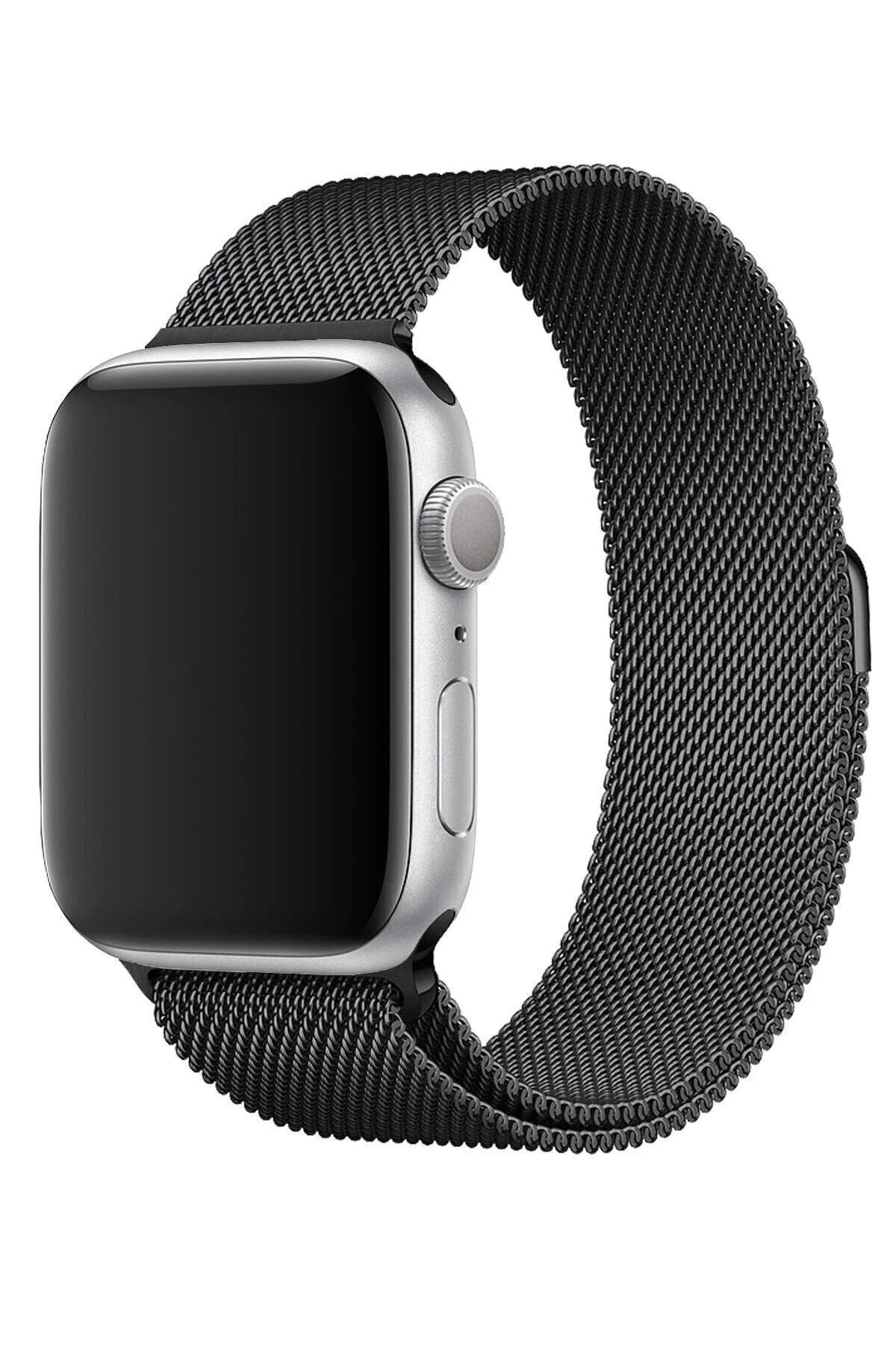 Apple Watch Uyumlu1 2 3 4 5 6 7 Se 42 Mm/44 Mm/45 Mm Hasır Örgü Metal Kordon Kayış - pazariz Görsel 5