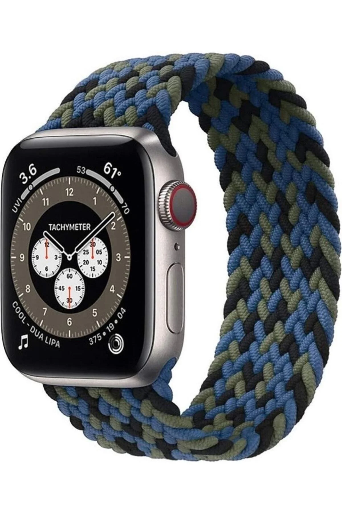 Apple Watch Uyumlu38mm 40mm 41mm 1/2/3/4/5/6/se/7/8 Kordon Örgü Kordon 32 12