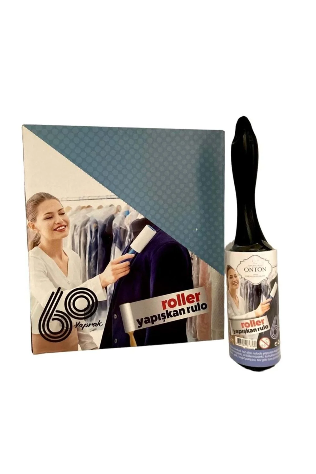 &amp;myclean Yapışkan Rulo Tüy Alma Rulosu 60 Yaprak X4 Adet