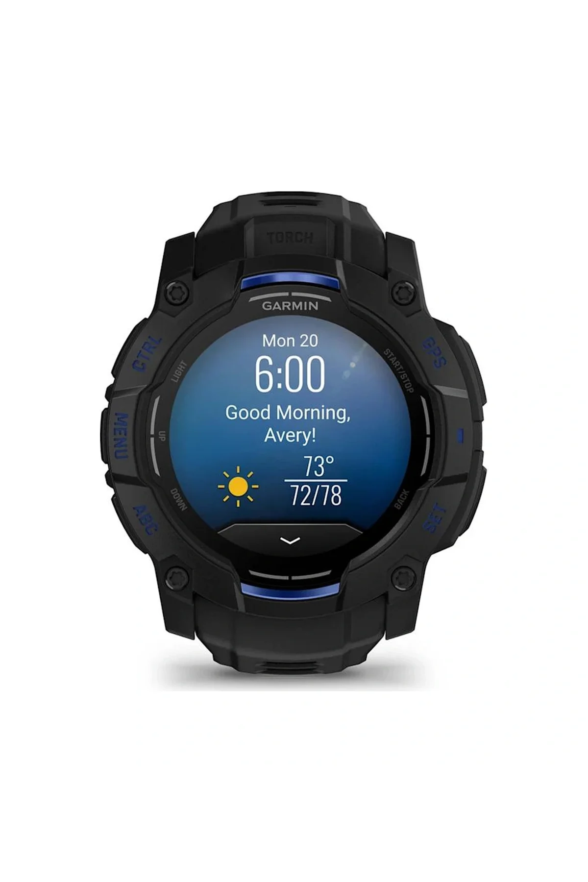 Garmin Instinct 3 50 MM Amoled Ekran Akıllı Saat (Distribütör Garantili) Mavi - Siyah - Garmin Görsel 3