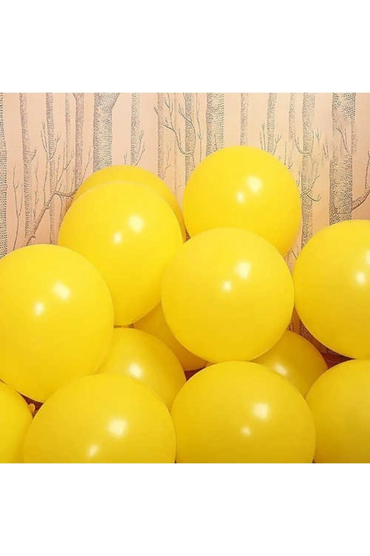 Sarı Kırmızı Siyah Balon 20 Adet - Partioutlet Görsel 4