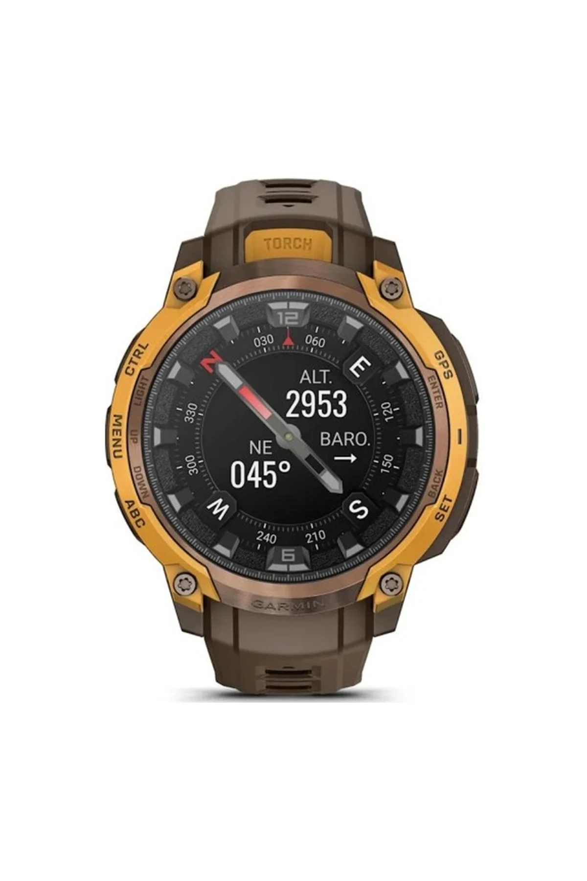 Garmin Instinct Crossover Amoled 141-213 MM Akıllı Saat (Distribütör Garantili) Açık Kahverengi - Garmin Görsel 5