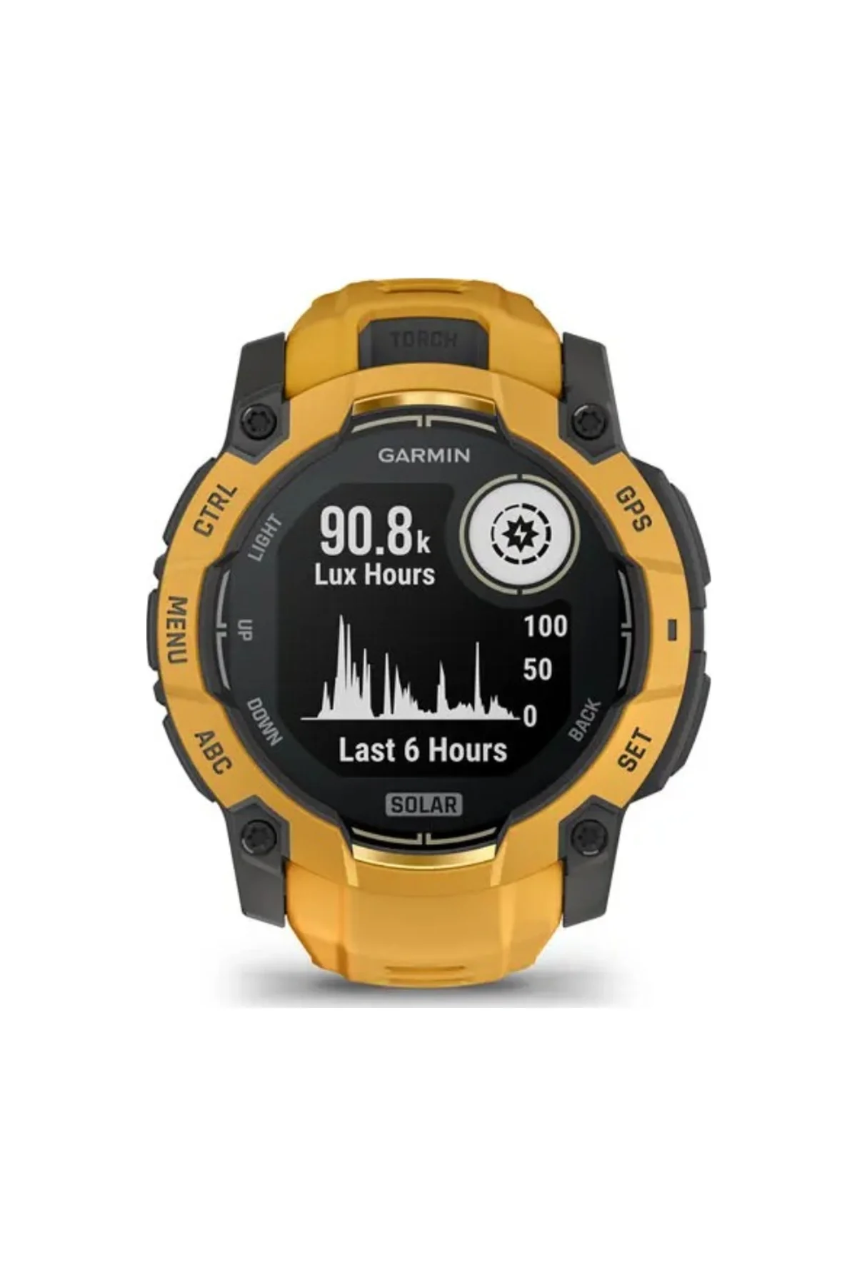 Garmin Instinct 3 - 45 MM Turuncu Gri (Distribütör Garantili) Sarı - Garmin Görsel 2