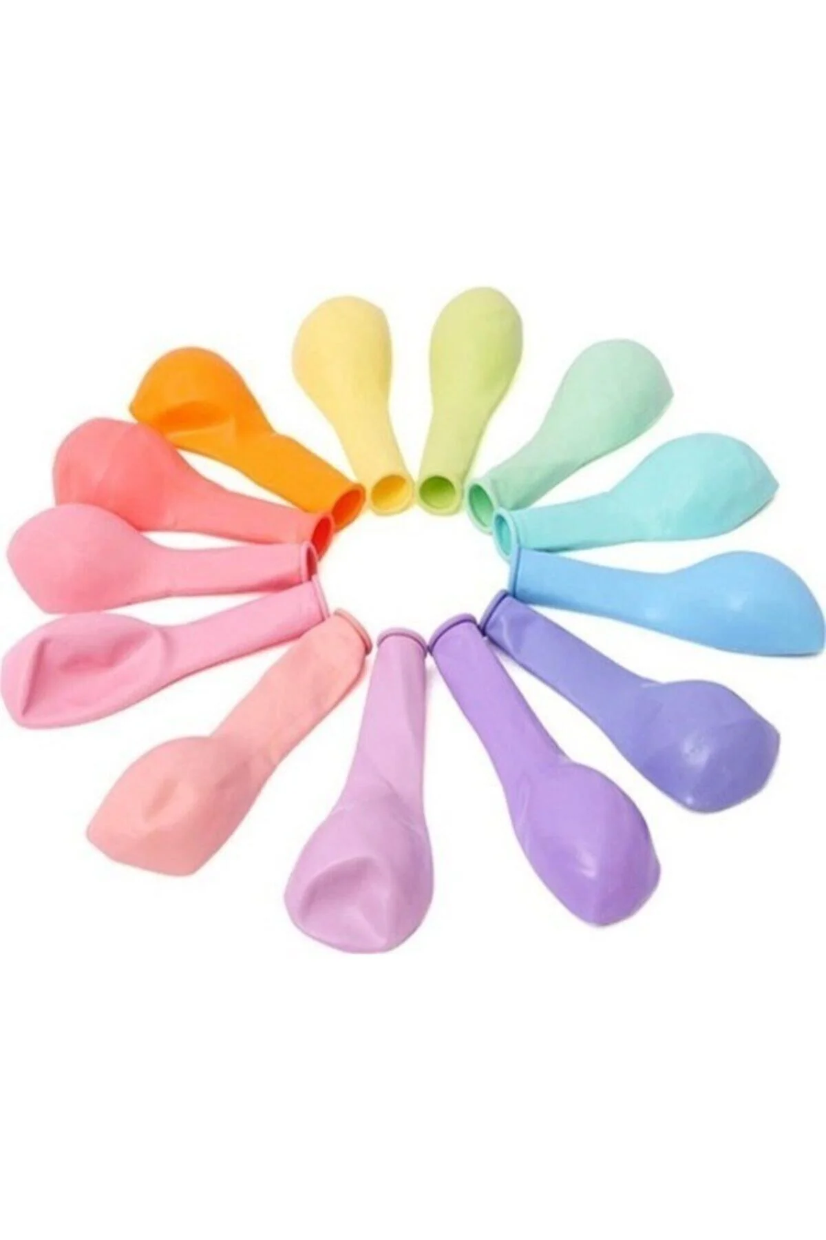 Makaron Zincir Balon Seti Hazır Zincir Balon Aparat + Balon + 100 Makaron Balon