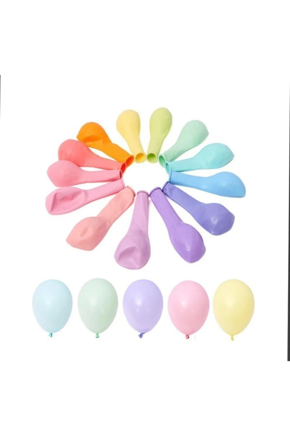 Makaron Zincir Balon Seti Hazır Zincir Balon Aparat + Balon + 100 Makaron Balon - Firsat Ayi Görsel 4