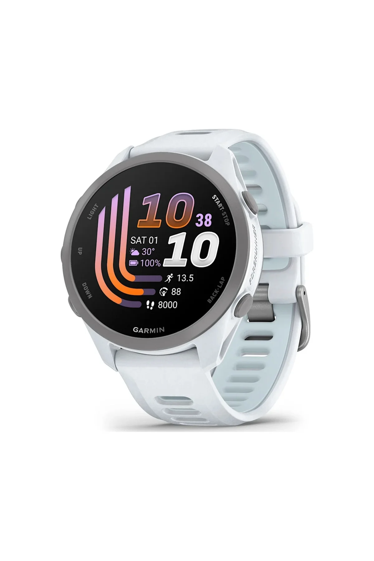Garmin Forerunner 170 Beyaz/bulut Mavisi Kayışlı Akıllı Saat (distribütör Garantili) Beyaz