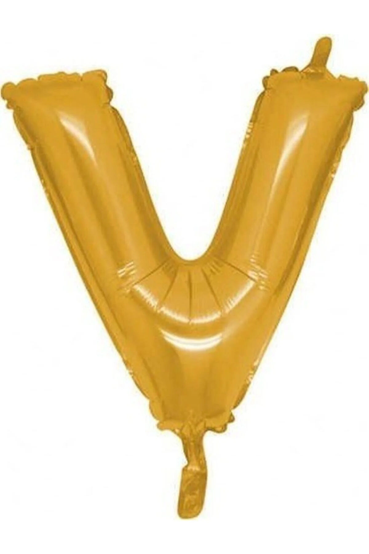 Fırsat Ayı V Folyo Balon Gold 100 Cm Helyum Balon Uçan Balon