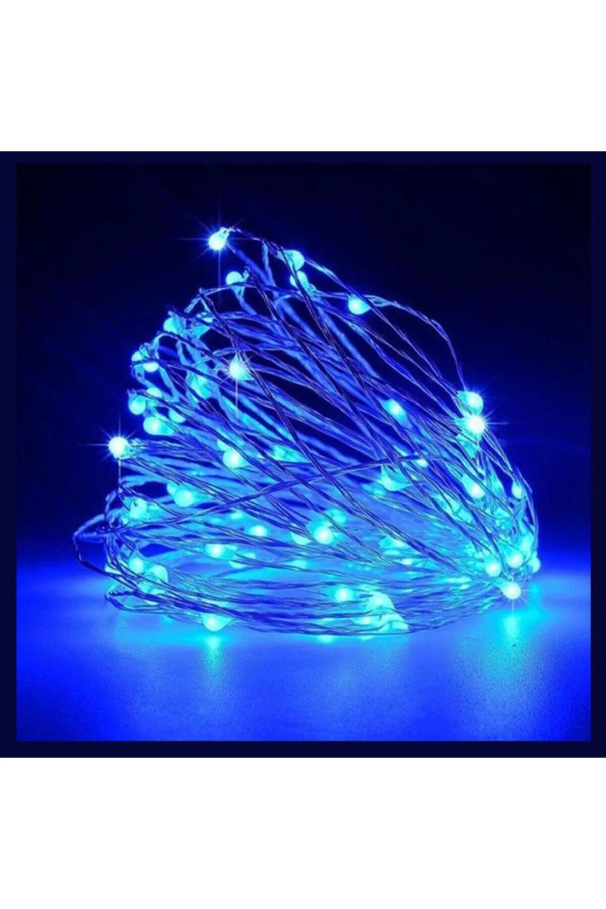 10 Metre Mavi Peri Led Pilli - alayımbari Görsel 3