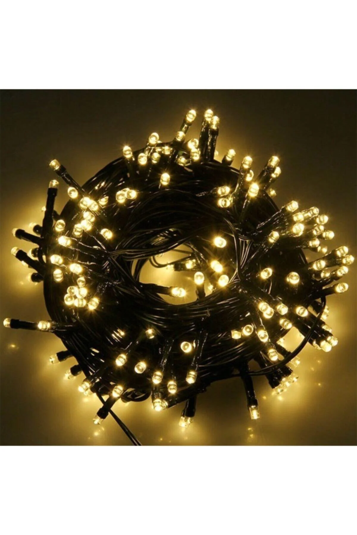 5mt Günışığı 50 Led Fişli Noel Parti Yılbaşı Ağaç Dekoratif Aydınlatma Lambası Animasyonlu Süsleme
