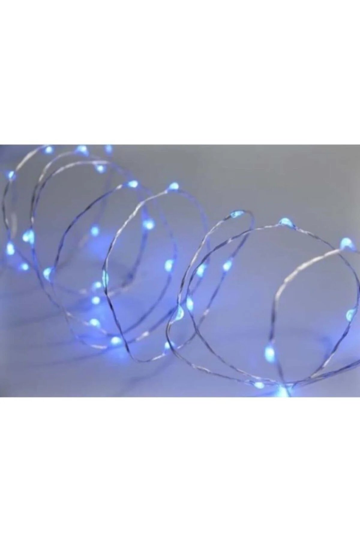 Pilli Tel Peri Led Yılbaşı Kamp Parti Led 10 Metre Beyaz Kavanoz Balon Süsleme M - Firsat Ayi Görsel 3