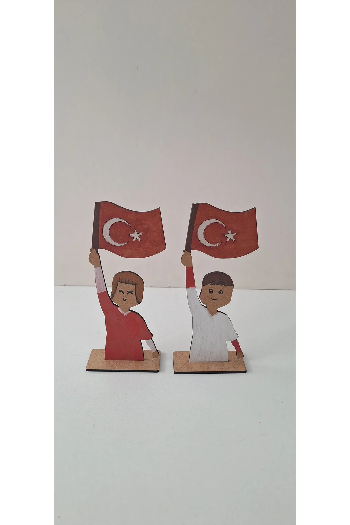 10 Adet Türk Bayraklı Çocuk Ahşap Boyama Etkinlik 19 Mayıs Aile Katılım - Ebrulisler Görsel 5