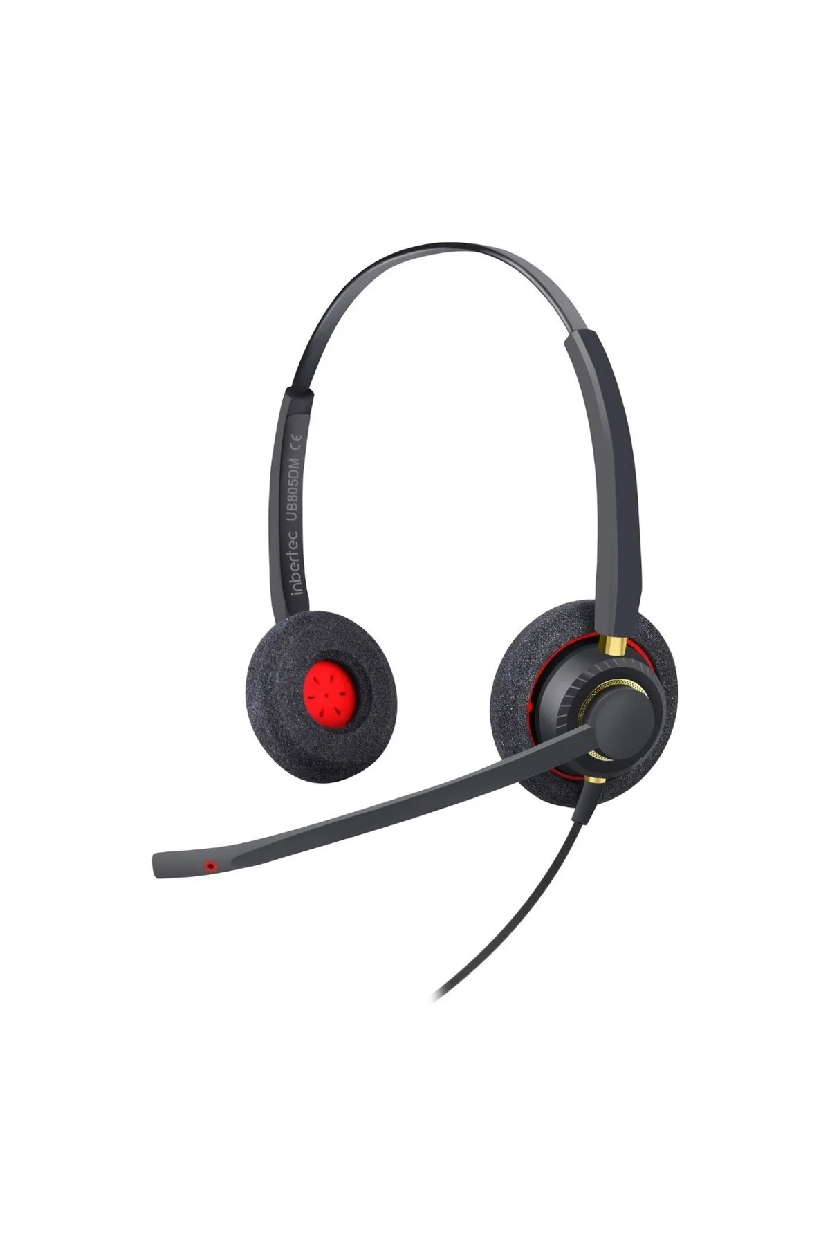 Inbertec UB805DM Professional Duo Çağrı Merkezi Kulaklığı Siyah