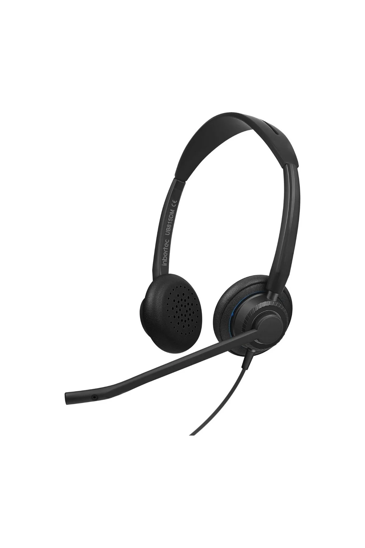 Inbertec UB815DM Premium Duo Çağrı Merkezi Kulaklığı Siyah