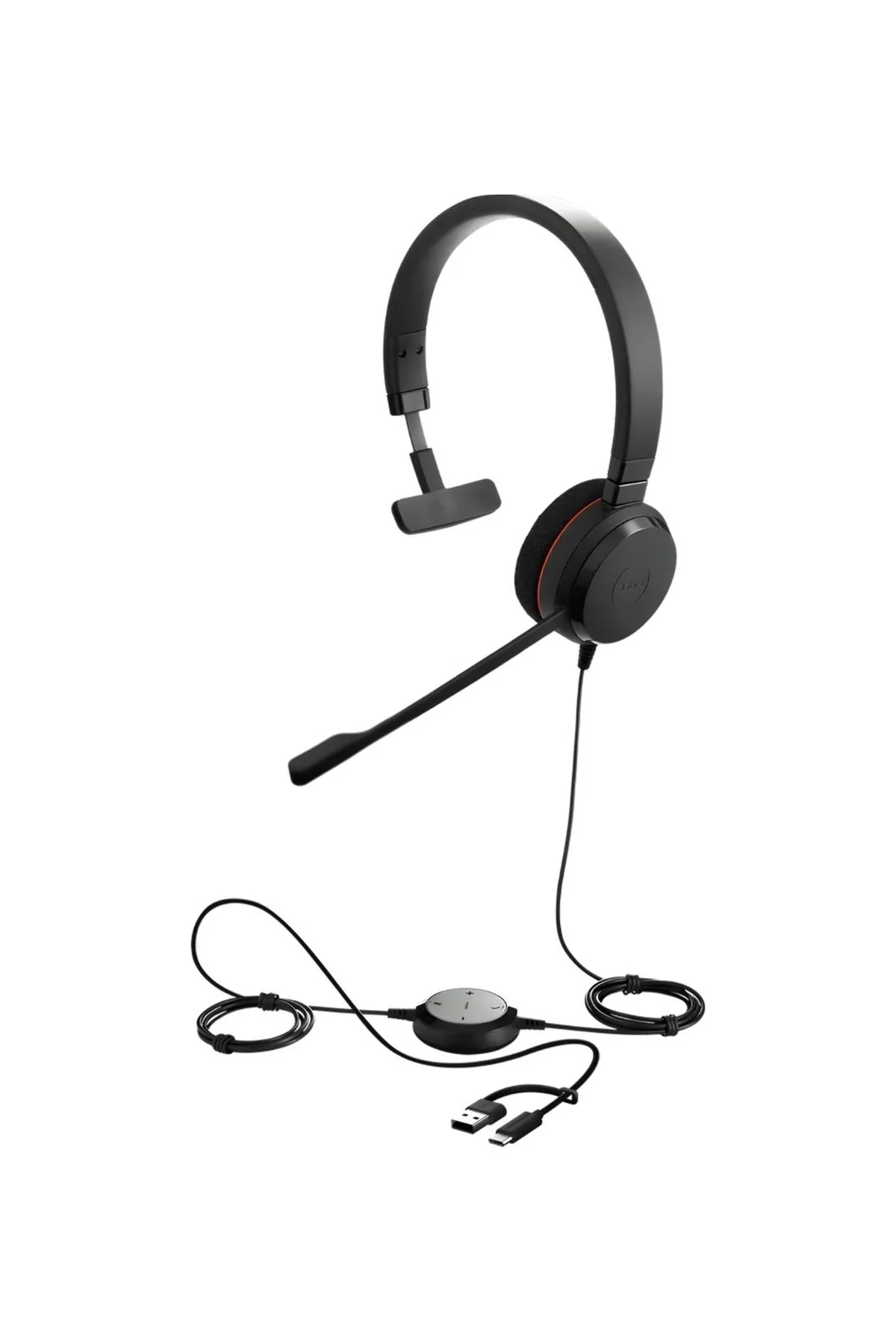 Jabra Evolve 20 Mono Usb-c/a Ms Mikrofonlu Kulak Üstü Kulaklık Siyah - Jabra Görsel 2