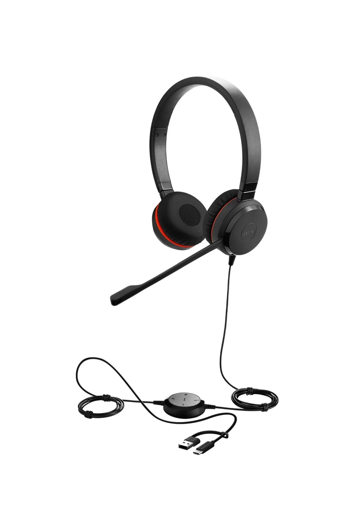 Jabra Evolve 30 Iı Duo Ns Usb-c/a Çağrı Merkezi Kulaklığı Siyah - Jabra Görsel 3