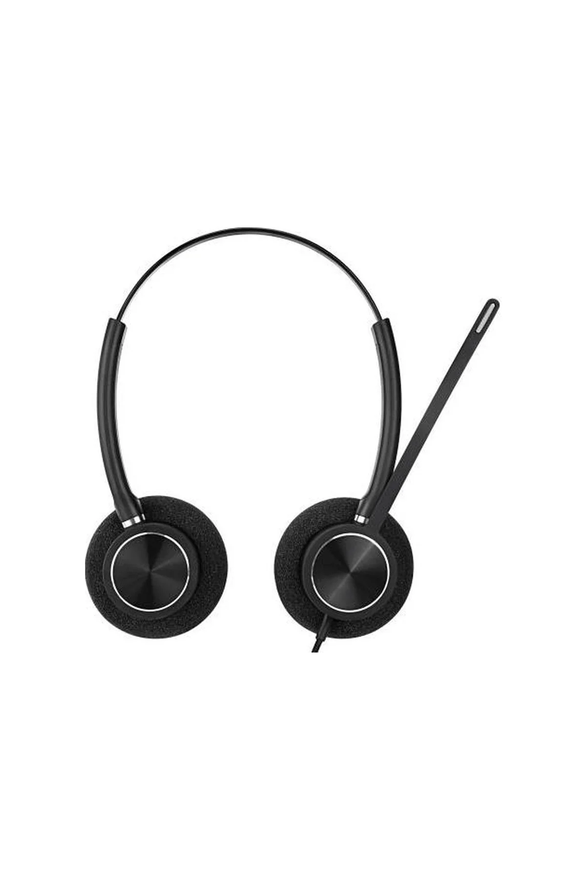 Inbertec C10DM Duo Mikrofonlu Çağrı Merkezi Kulaklığı Siyah - İnbertec Görsel 2