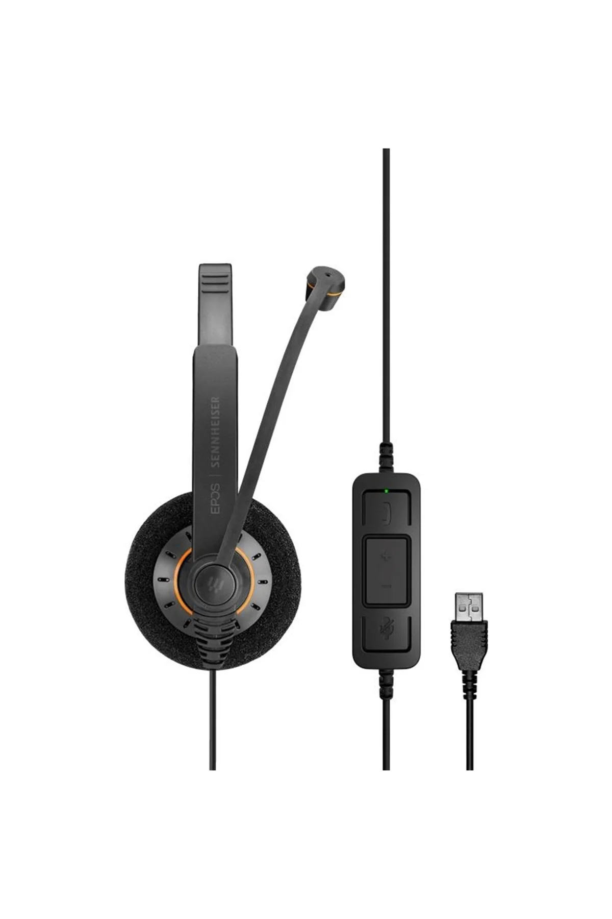 Sennheiser SC 60 USB ML Kablolu Çağrı Merkezi Kulaklığı EP-10005 Siyah - Sennheiser Görsel 2