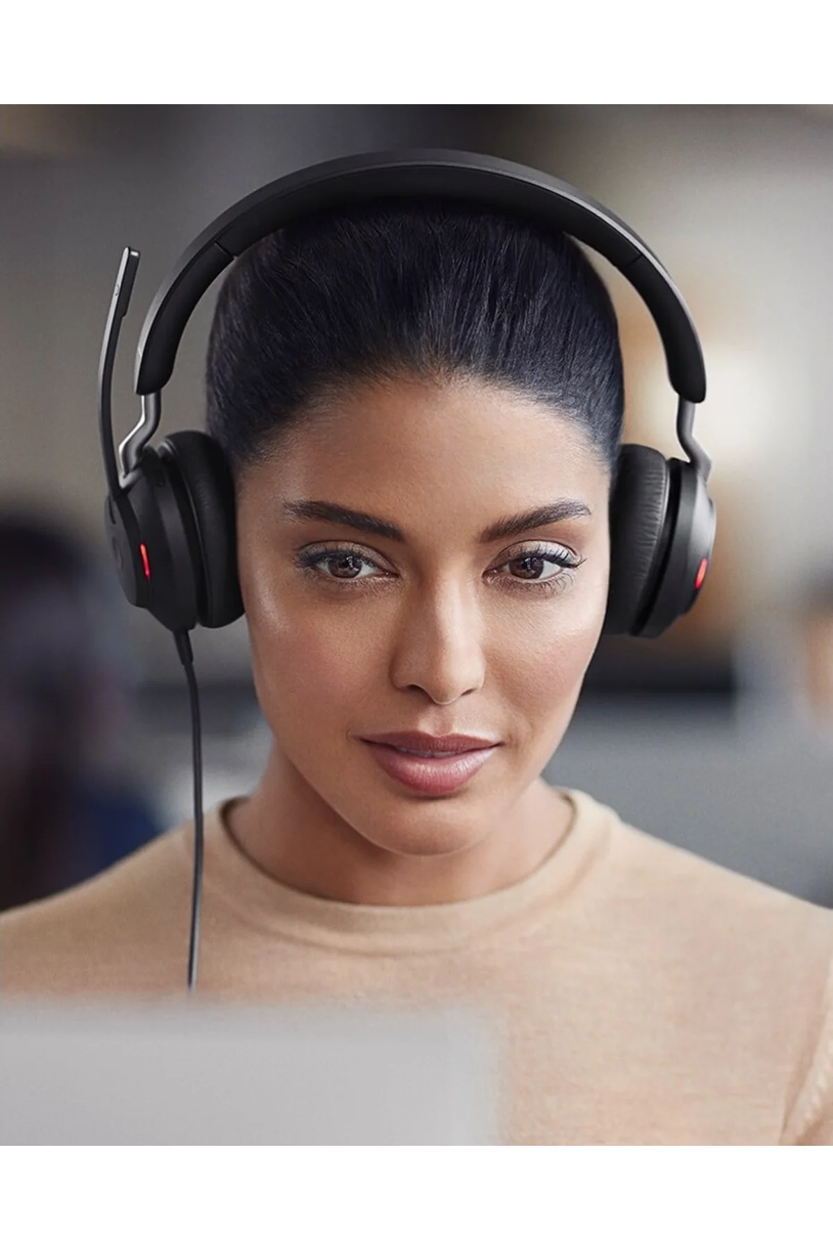 Jabra Evolve2 40 Duo USB-A Kulak Üstü Kulaklık Siyah - Jabra Görsel 4