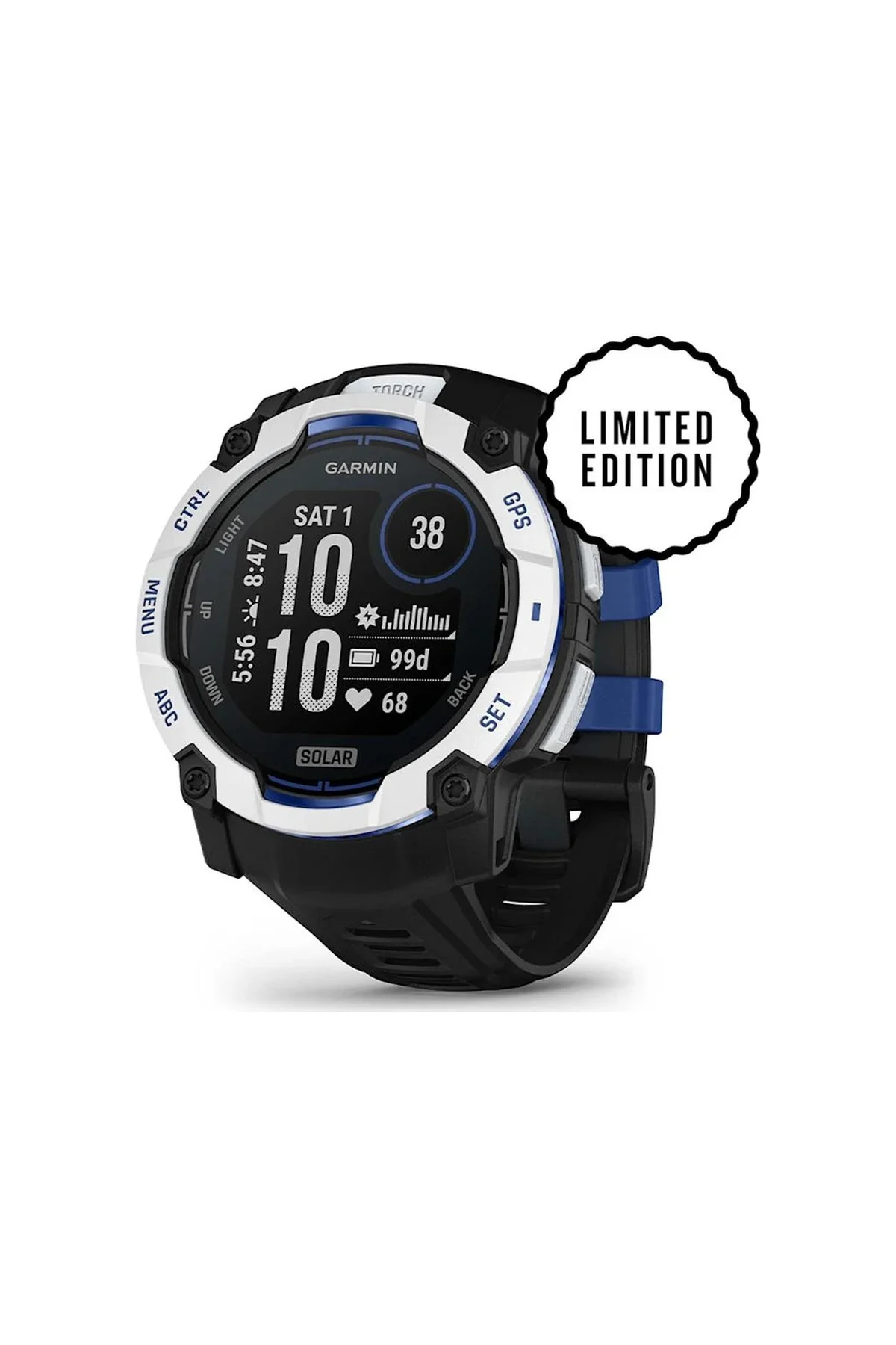 Garmin Instinct 3 50 Mm Akıllı Saat (Distribütör Garantili) Beyaz - Siyah