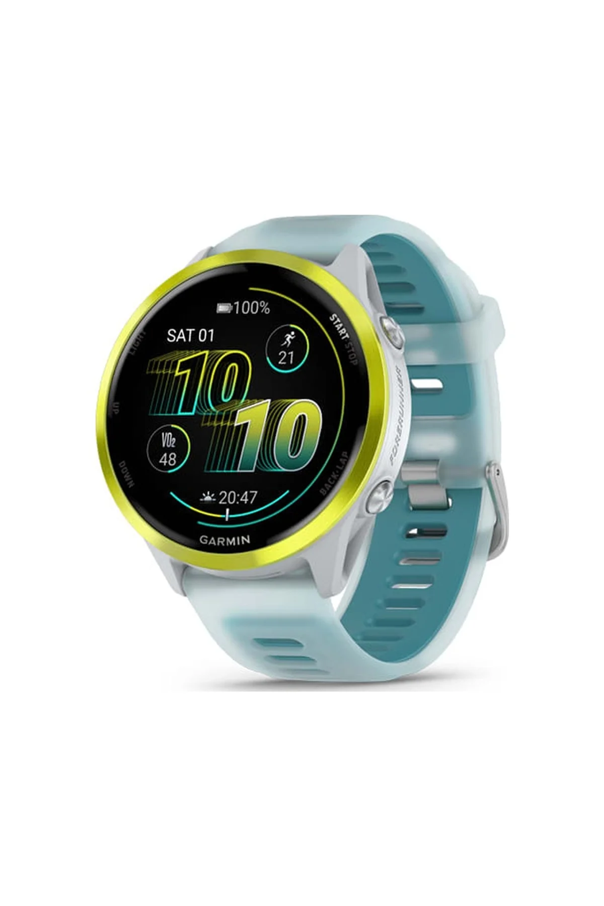 Garmin Forerunner 570 47 MM 1.4" Akıllı Saat (Distribütör Garantili) Turkuaz