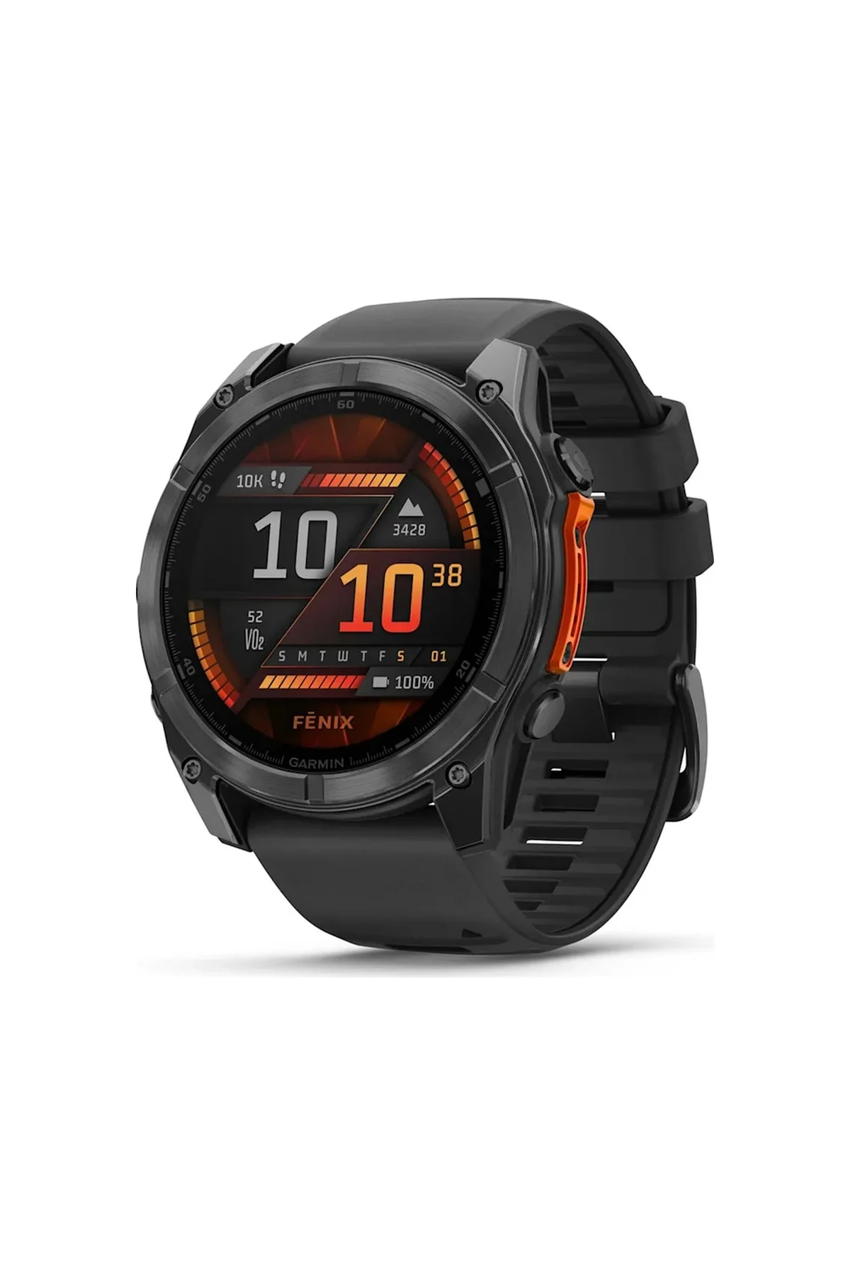 Garmin Fenix 8 51 MM Amoled Akıllı Saat (Distribütör Garantili) Koyu Gri - Siyah