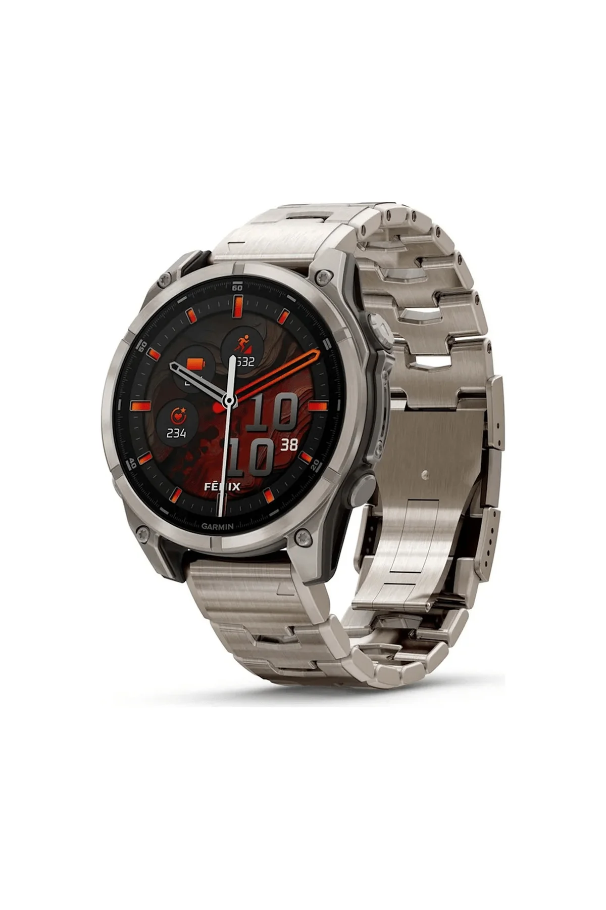 Garmin Fenix 8 47 MM Amoled Akıllı Saat (Distribütör Garantili) Titanyum