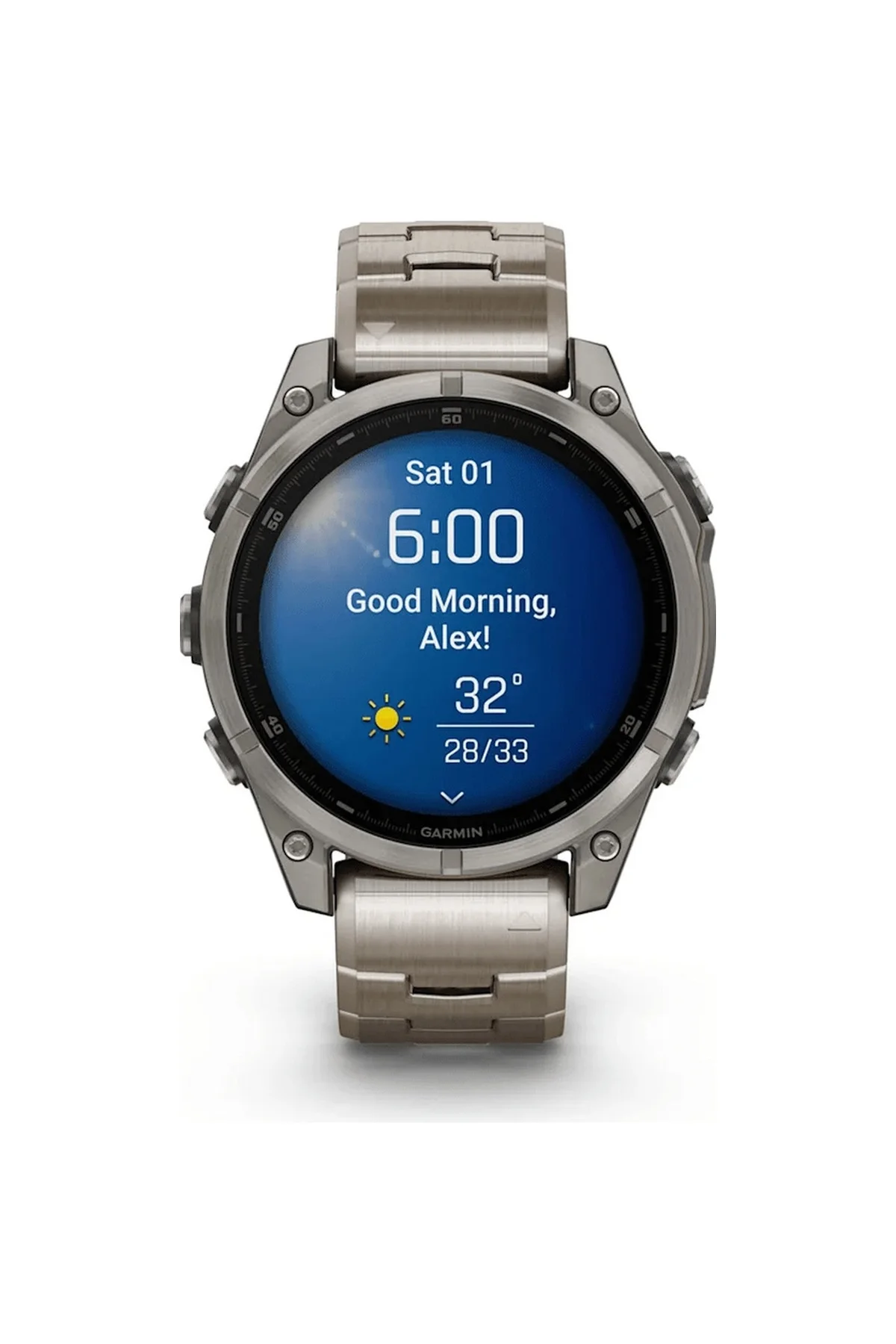 Garmin Fenix 8 47 MM Amoled Akıllı Saat (Distribütör Garantili) Titanyum - Garmin Görsel 4