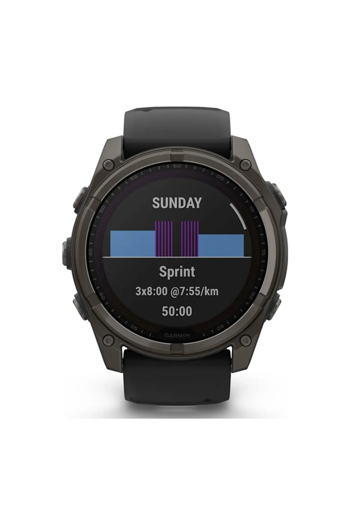 Garmin Fenix 8 51 MM Solar Akıllı Saat (Distribütör Garantili) Çakıl Gri - Siyah - Garmin Görsel 3